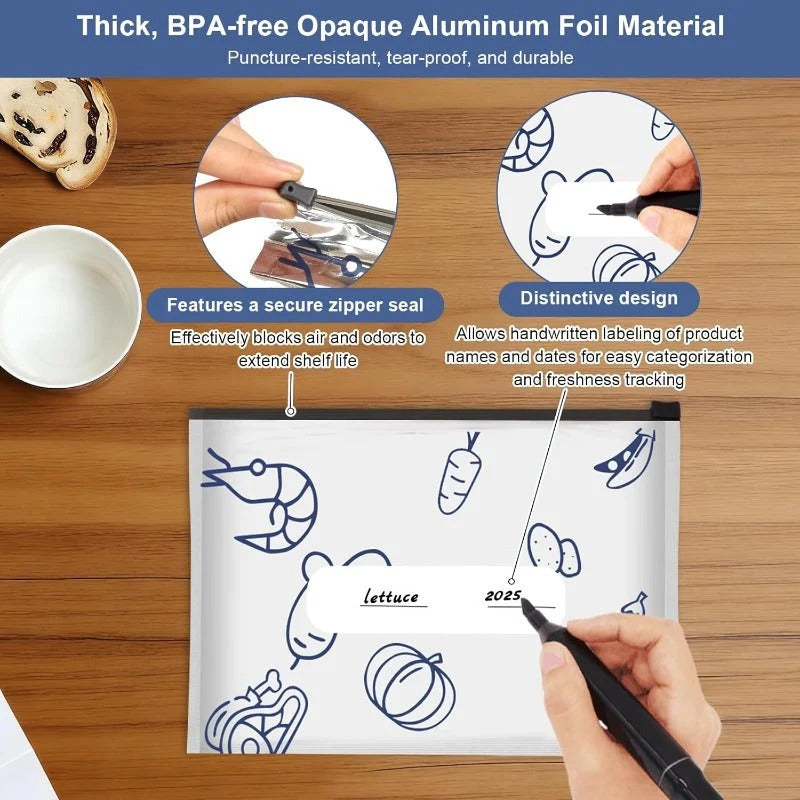 Reusable Aluminum Foil Storage Bags